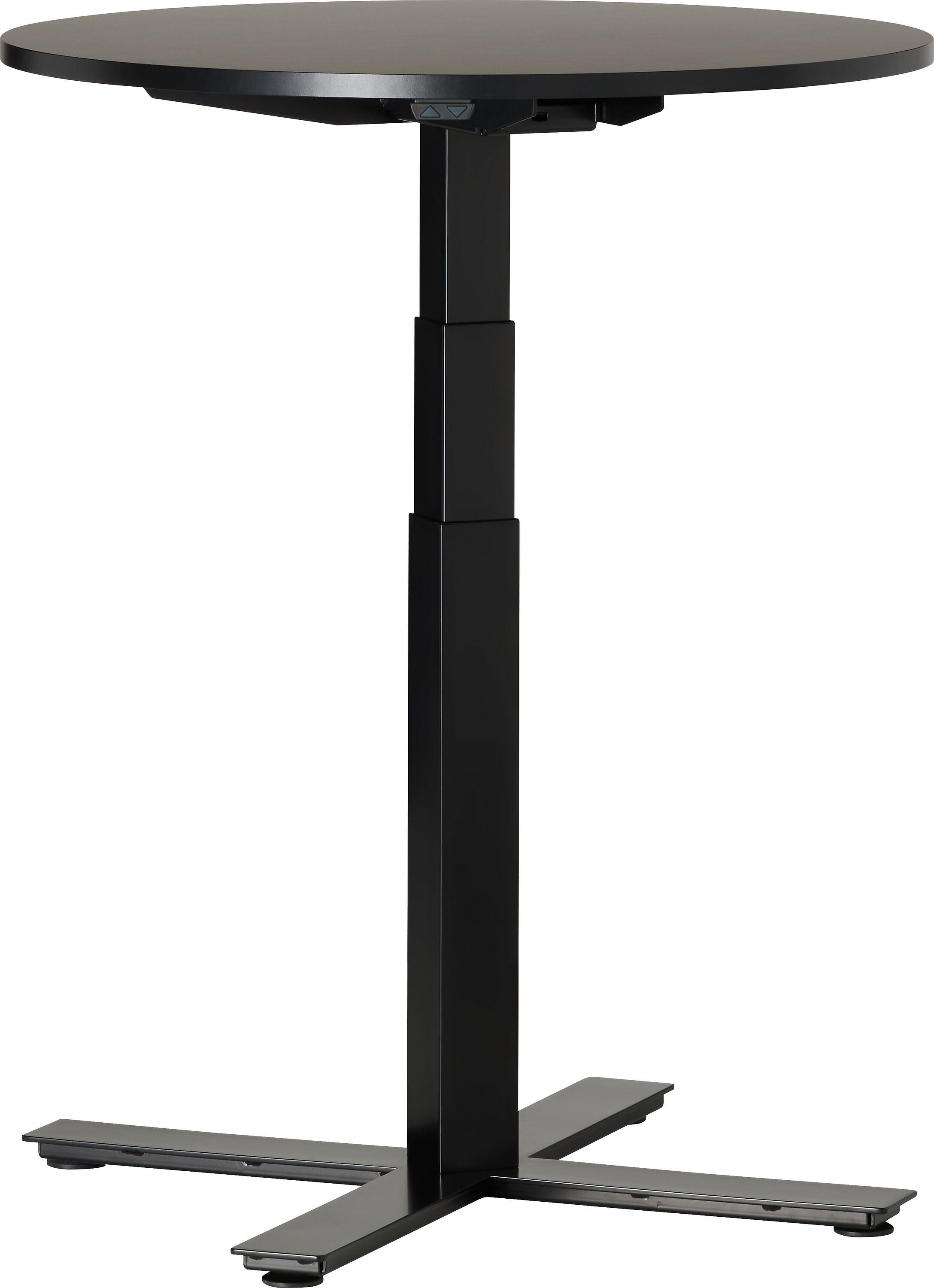 FLEXCUBE Besprechungstisch höhenverstellbar - Schwarz / H: 62.5 cm