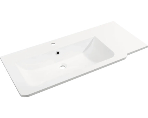 FACKELMANN Meubel Wastafel Luxor 100 cm wit links