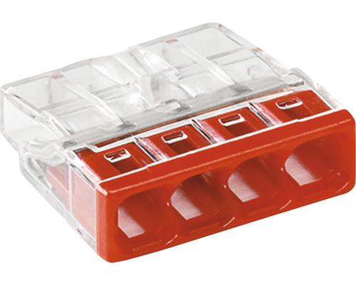 Wago 2273-204 COMPACT aansluitdoosklem 0,5-2,5 mm² 4-aderige insteekklem 20 stuks
