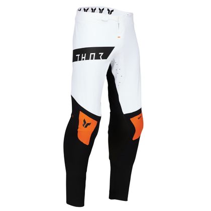 Pantalon cross Thor SPORT ROGUE 2025 - Blanc / Orange