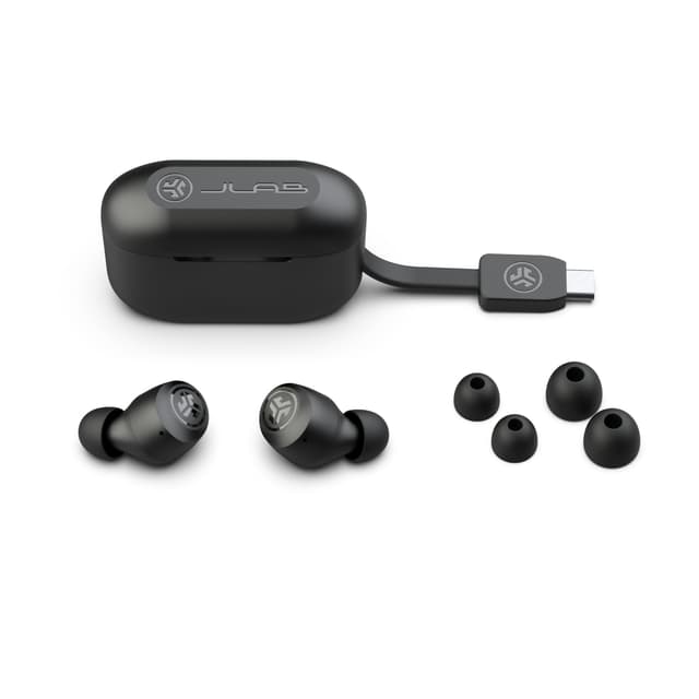 JLab Go Air Pop true wireless in-ear høretelefoner (sort)