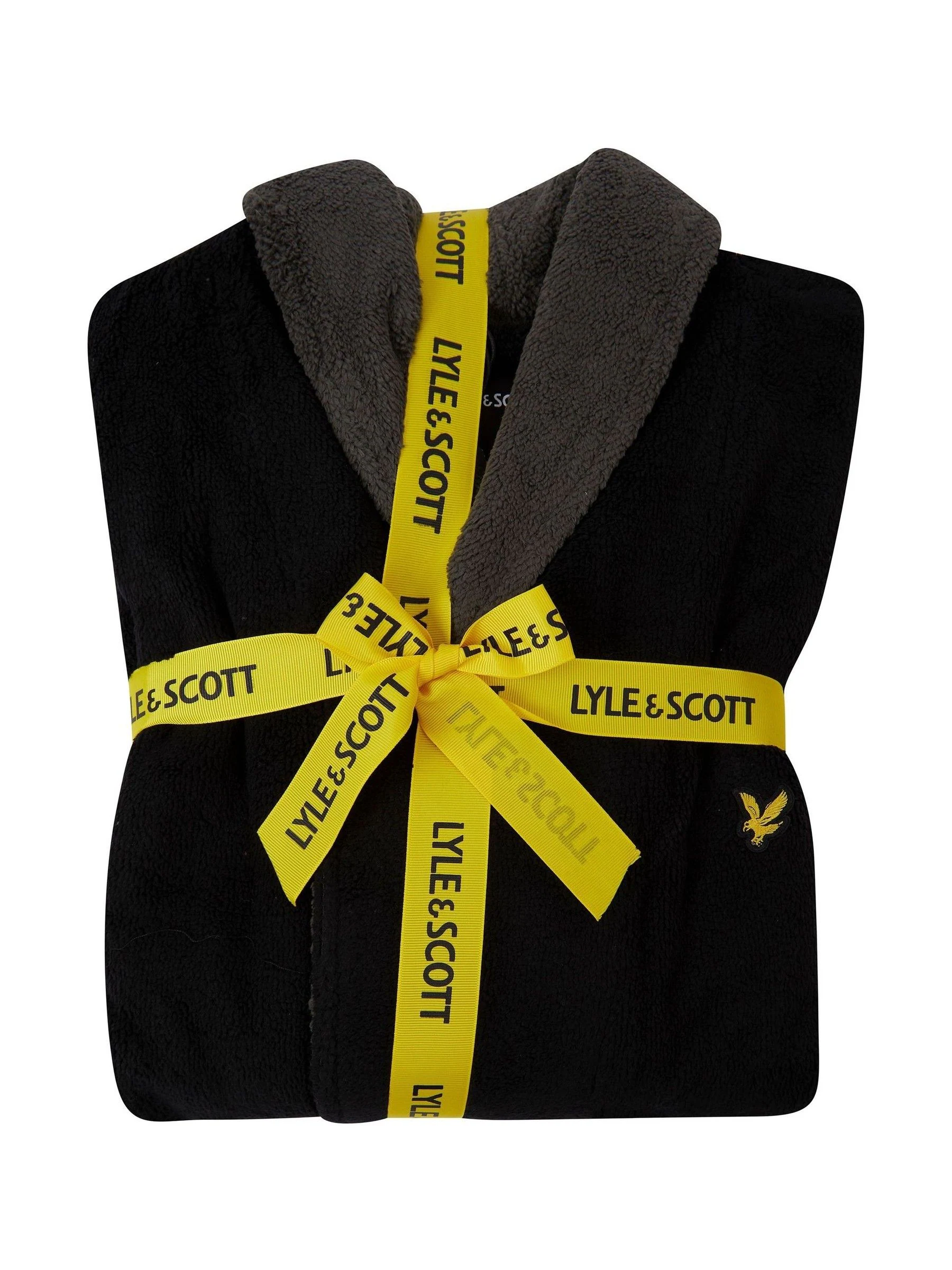 Zwart chroom - Lyle & Scott Adrian badjas