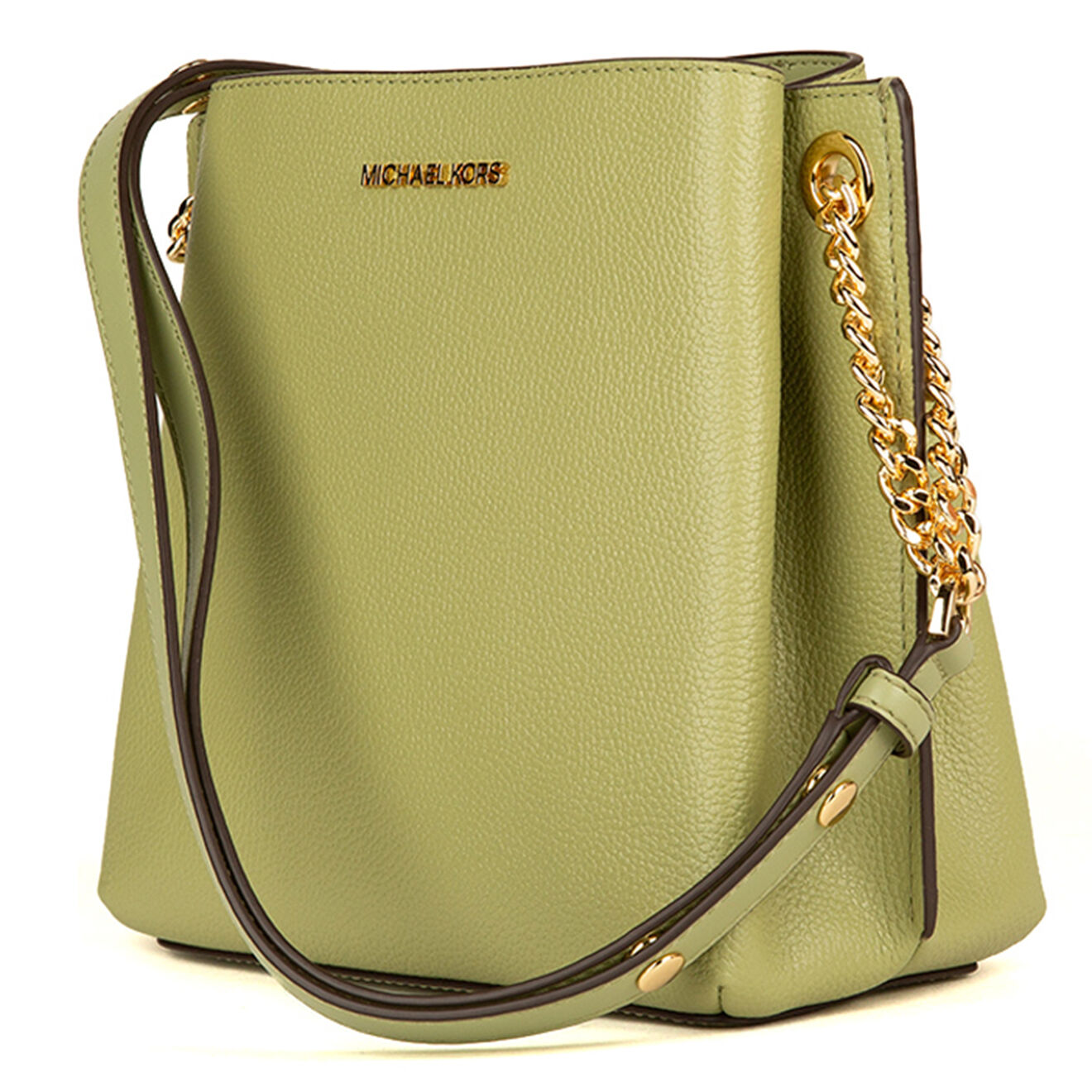 Michael Kors Sac seau en Cuir Teagen S  vert - 22x20x11 cm