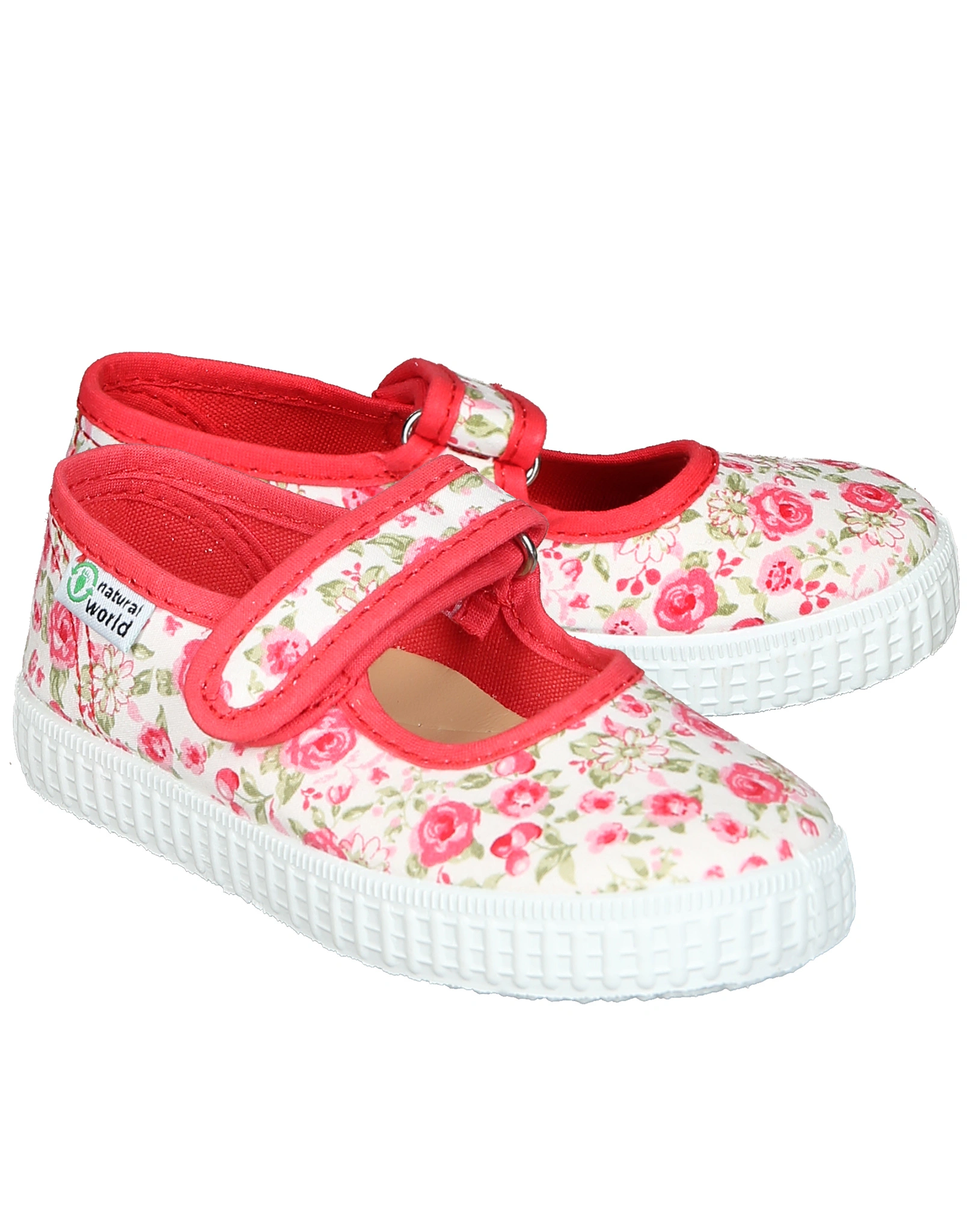 Canvas-Spangenschuhe FLOR in koralle