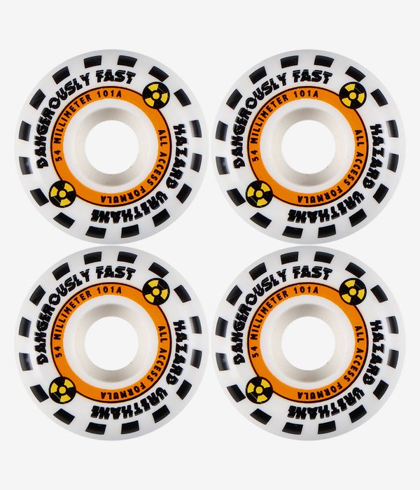 Madness Hazard Emergency Conical Rollen (white orange) 54mm 101A 4er Pack