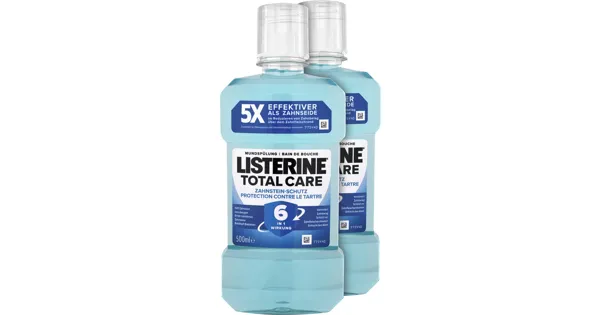 Listerine Mundspülung Total Care Zahnstein-Schutz 2 x 500 ml
