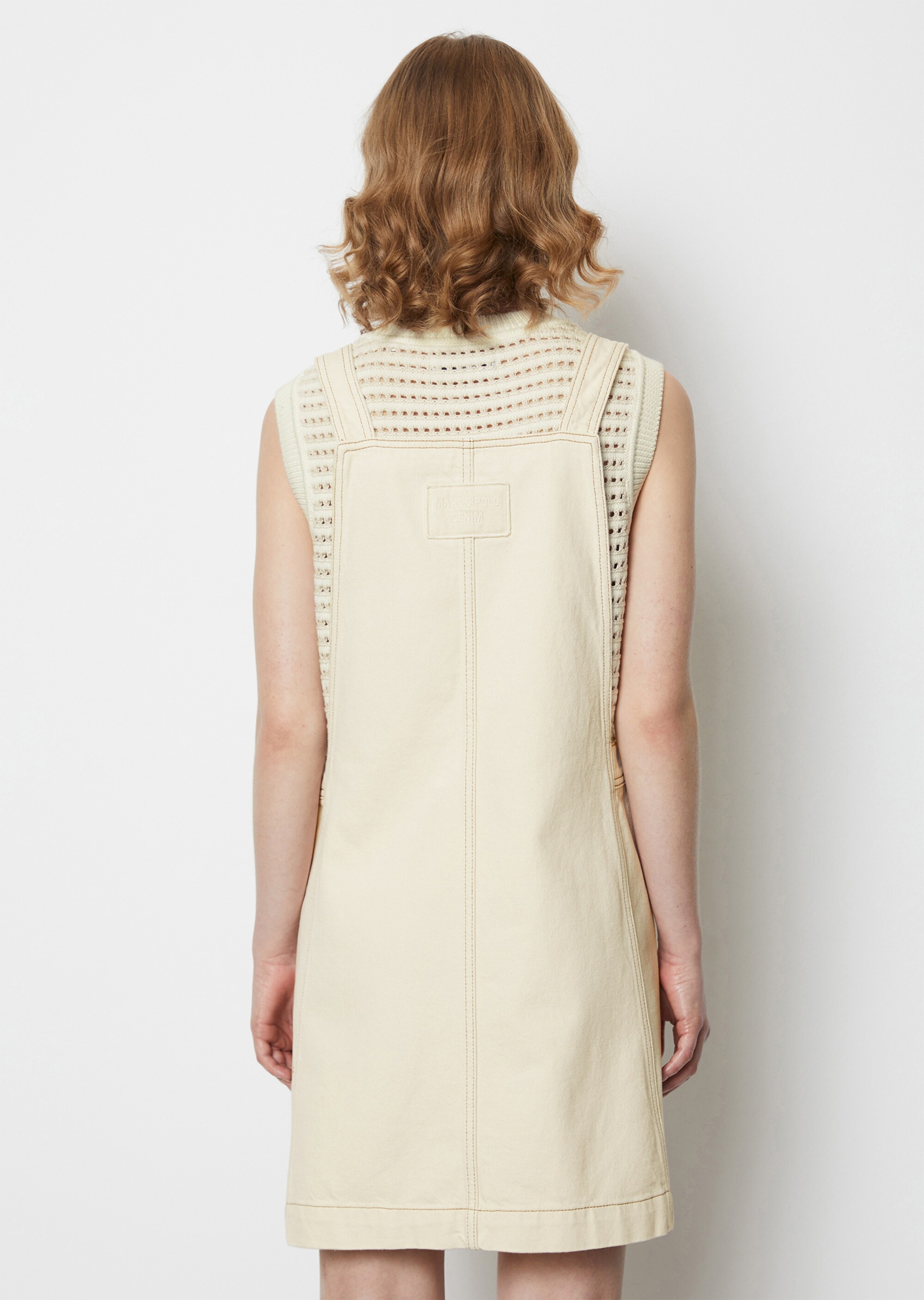 Jeans-Latzkleid looseaus Organic Cotton-Lyocell-Mix