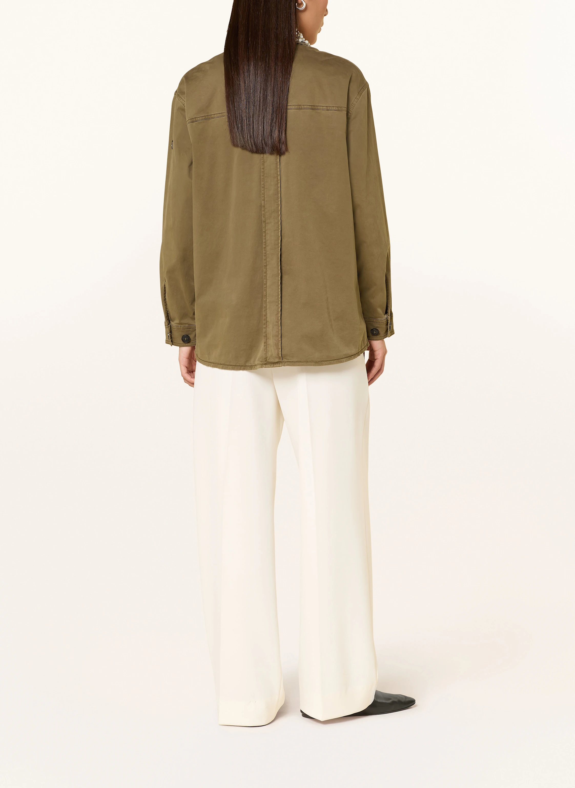 BLONDE No.8 Fieldjacket mit Schmuckperlen