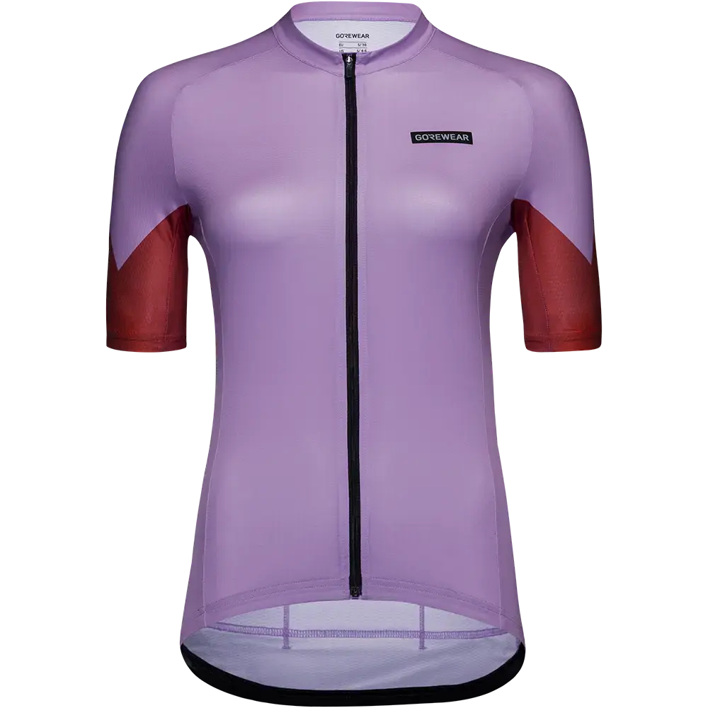 GORE Wear Spirit Triangles Fietsshirt Korte Mouwen Paars/Rood Dames
