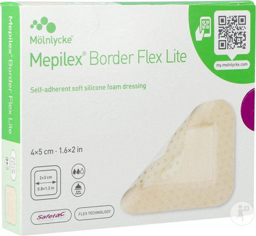 Mepilex Border Flex Lite 4cmx5cm 10 Pièces