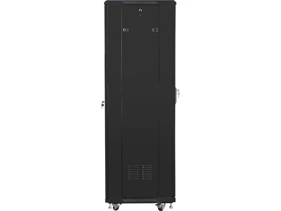 Lanberg - Rack kabinet - gulvstående - sort, RAL 9004 - 37U - 19