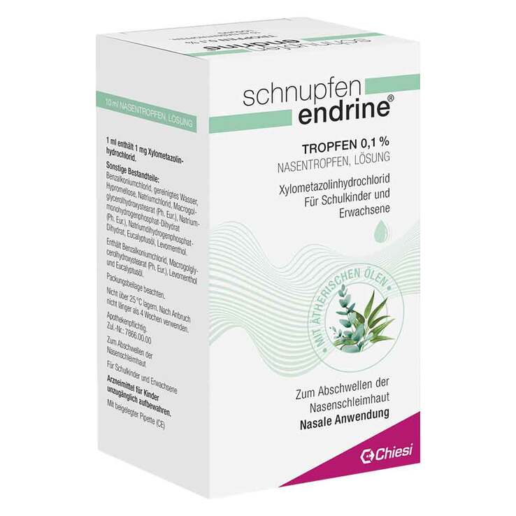 schnupfen endrine Tropfen 0,1%, 10 ml