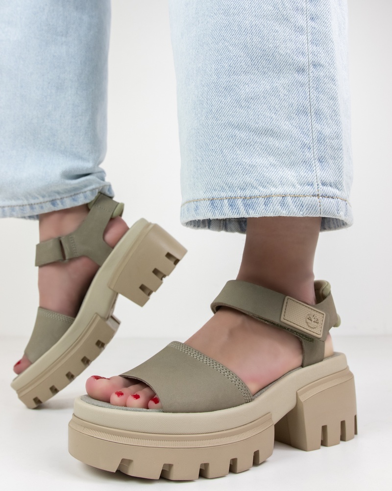 Timberland Everleigh Anklestrap Sandalen  - bruin