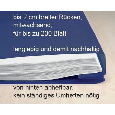 FLVG Schnellhefter dunkelblau, DIN A4 - Edition Onkel Schwerdt