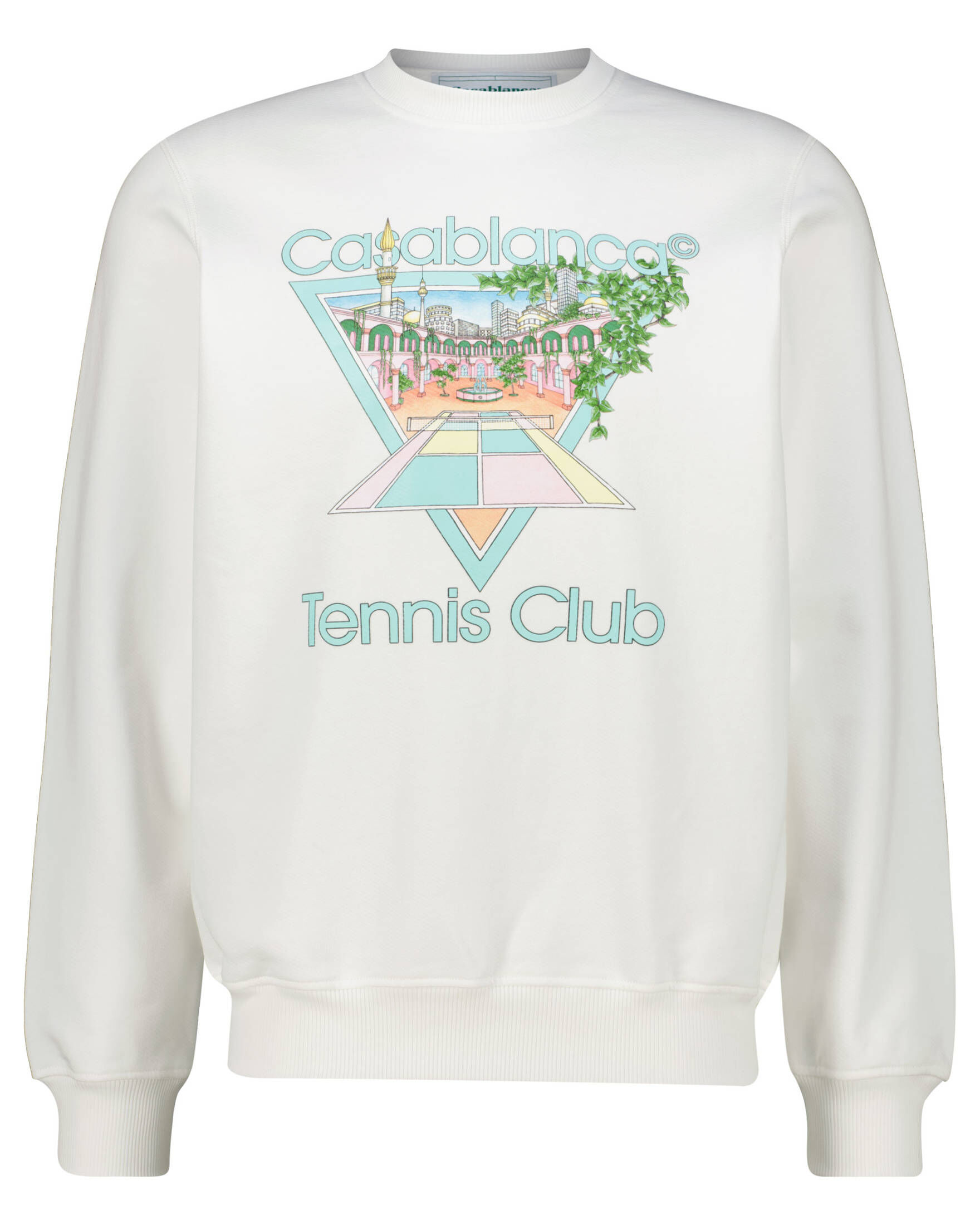Casablanca| Sweatshirt TENNIS CLUB ICON PASTELLE PRINTED UNISEX