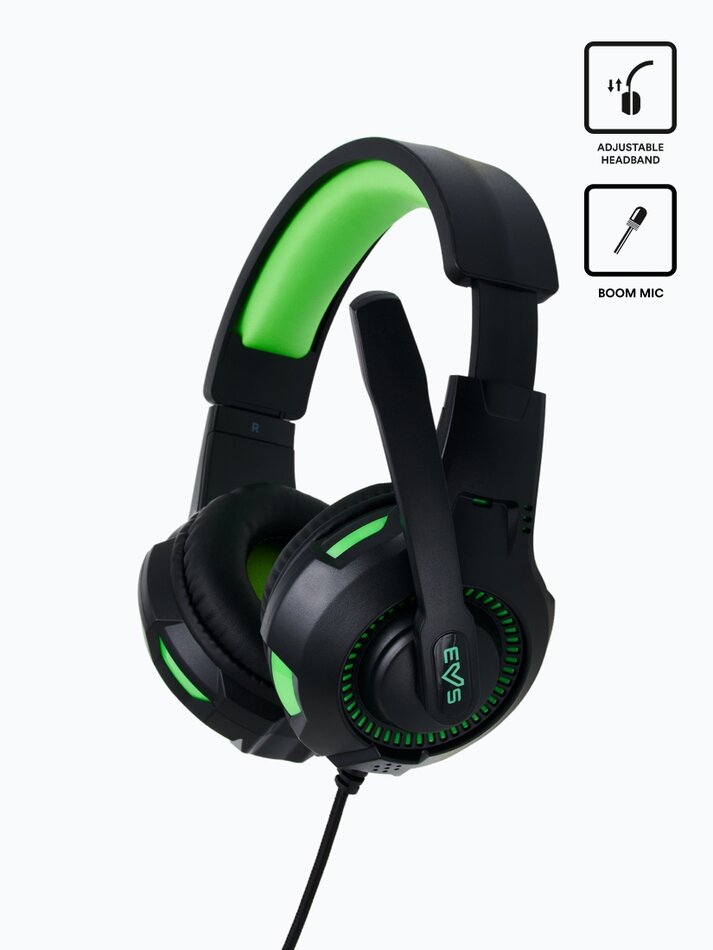 Fone de ouvido para jogos - Verde