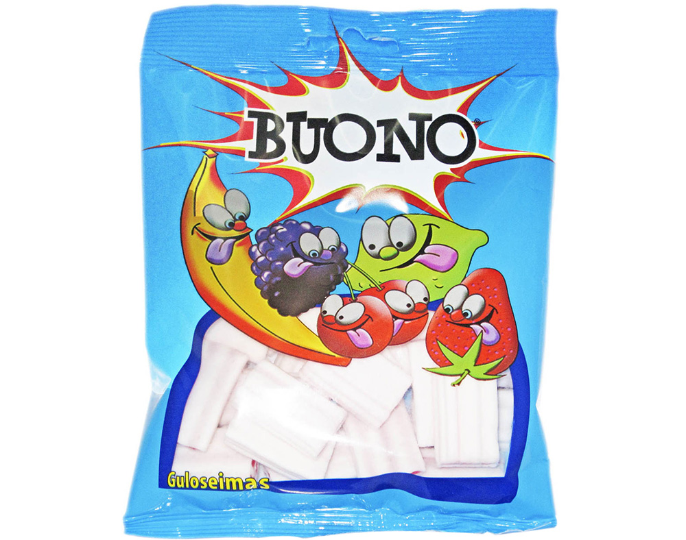 GOMAS BUONO TIJOLOS BRANCOS 100G