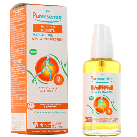 Huile de massage Bio Puressentiel Effort Musculaire