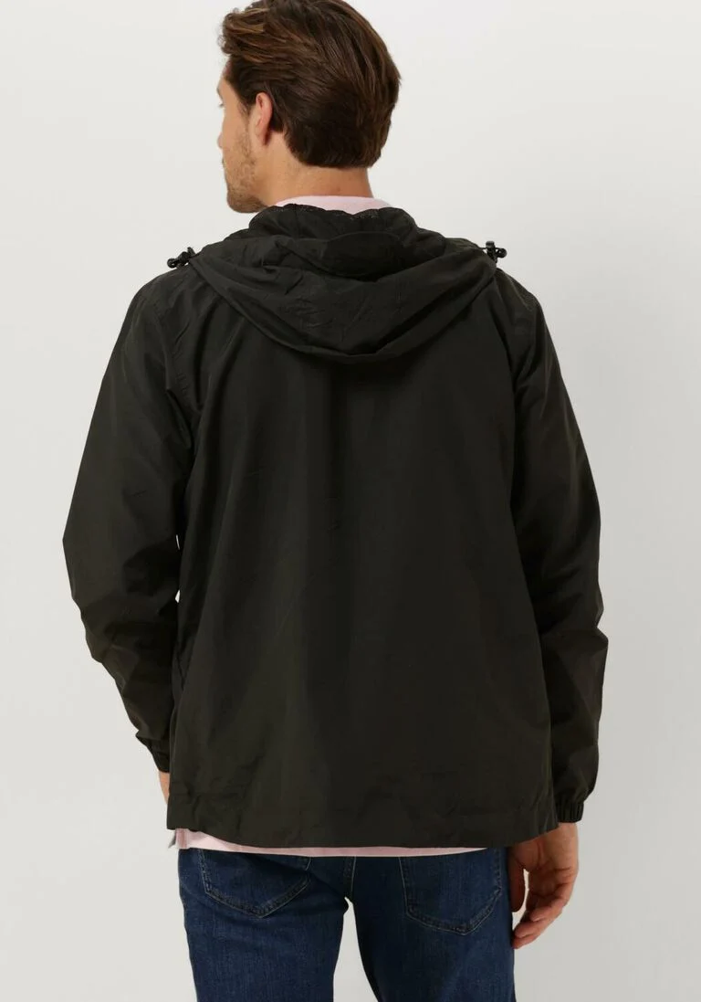 LYLE & SCOTT donkergrijze lyle & scott jack zip through hooded jacket