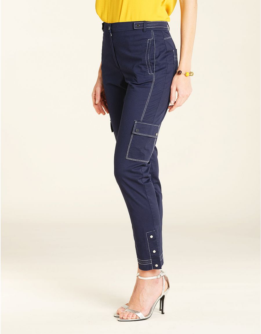 Pantalon treillis bleu