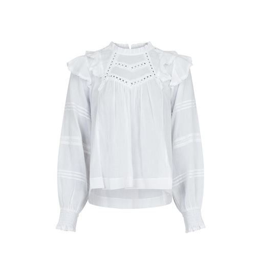 Neo Noir Simkie S Voile Bluse, White, 34