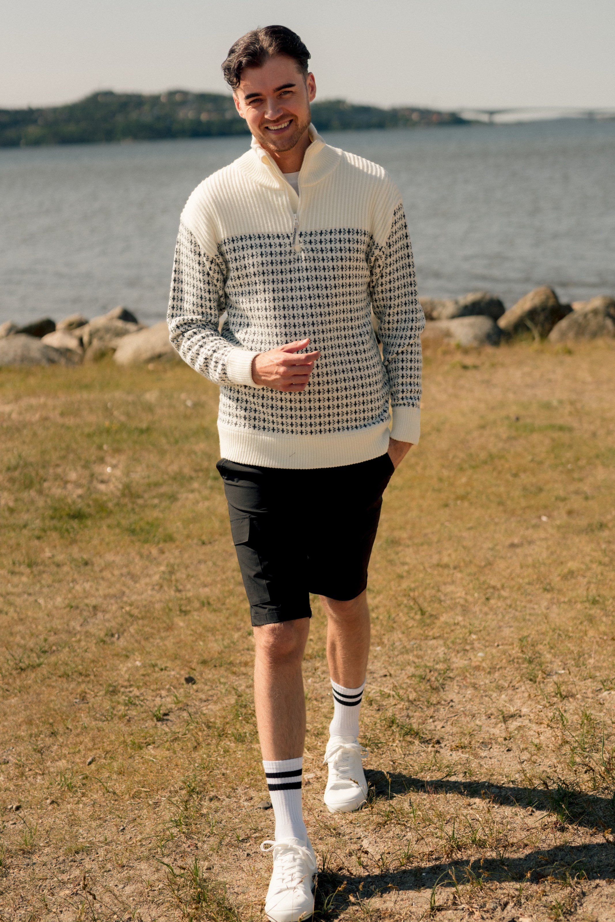 Stormberg Tøttadalen Islender Half Zip strikkegenser