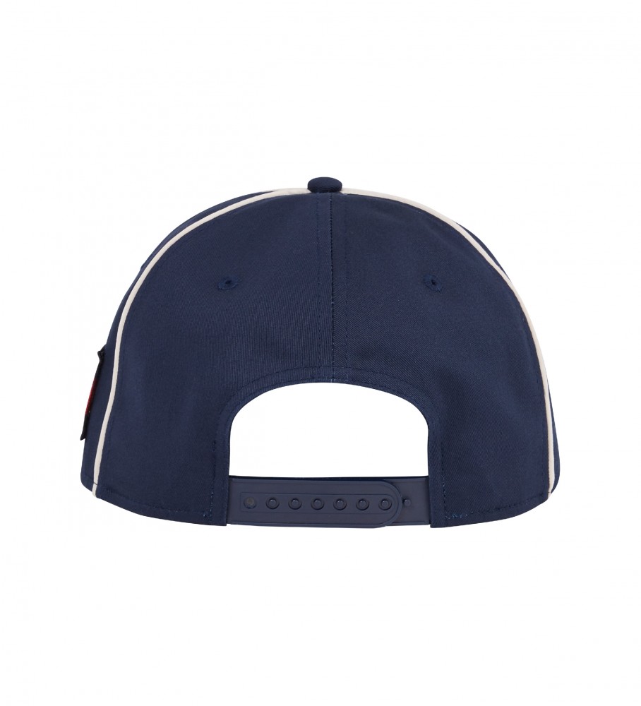 Boné de beisebol Tommy Jeans com patch distintivo azul-marinho