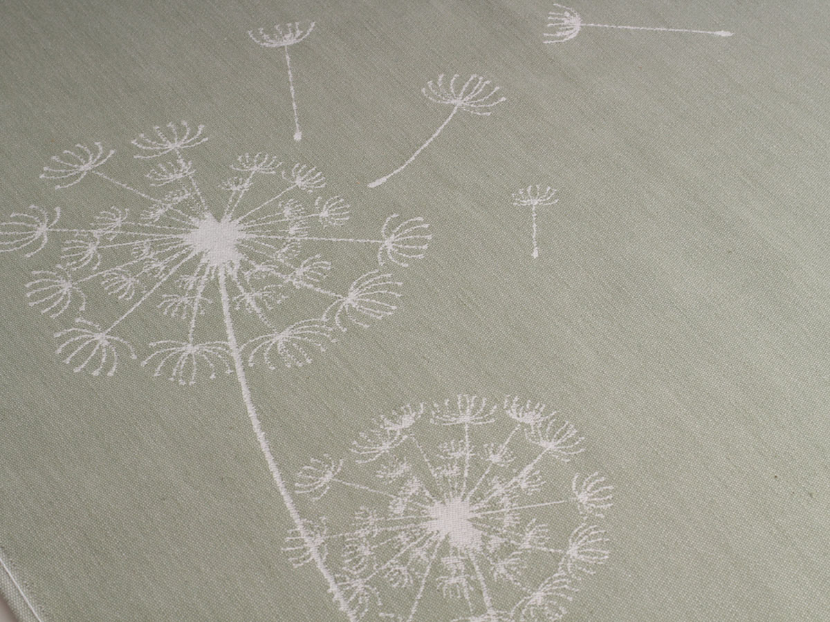 DoubleDry Dandelion 50 x 70 cm set van 6 theedoeken - groen