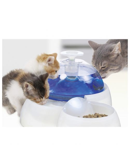 Catit Drinkfontein Met Eetbak - Kattendrinkbak - 3 l