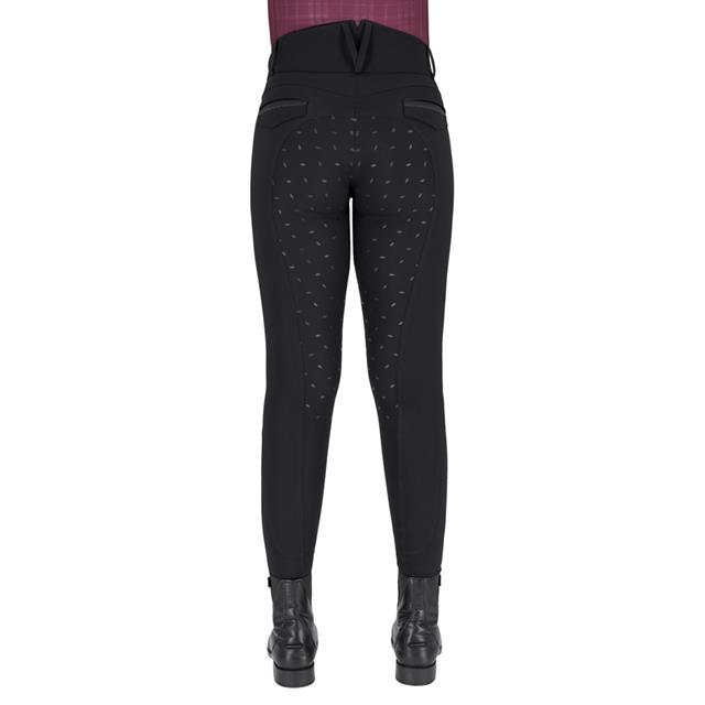 Paardrijbroek QHP Zahra Full Grip Zwart