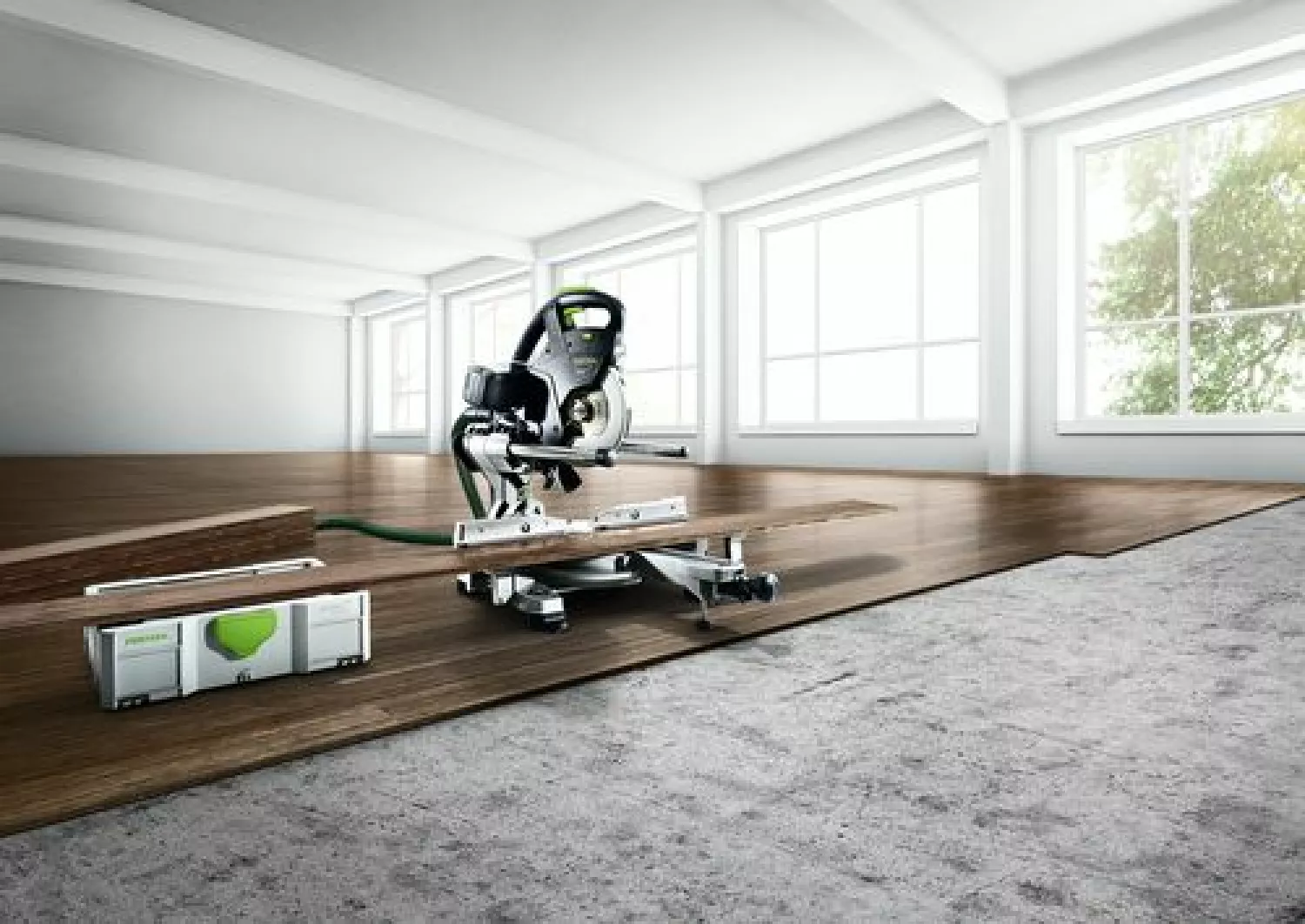 Festool KS 60 E-UG-SET KAPEX Afkortzaag incl. onderstel - 1200W - 216mm