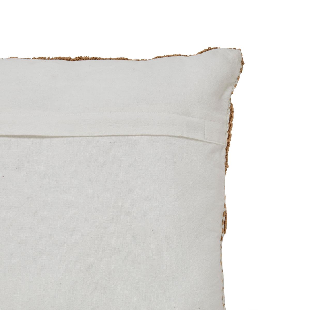 COUSSIN COTON TUFTE POPPY LIN 50X50CM