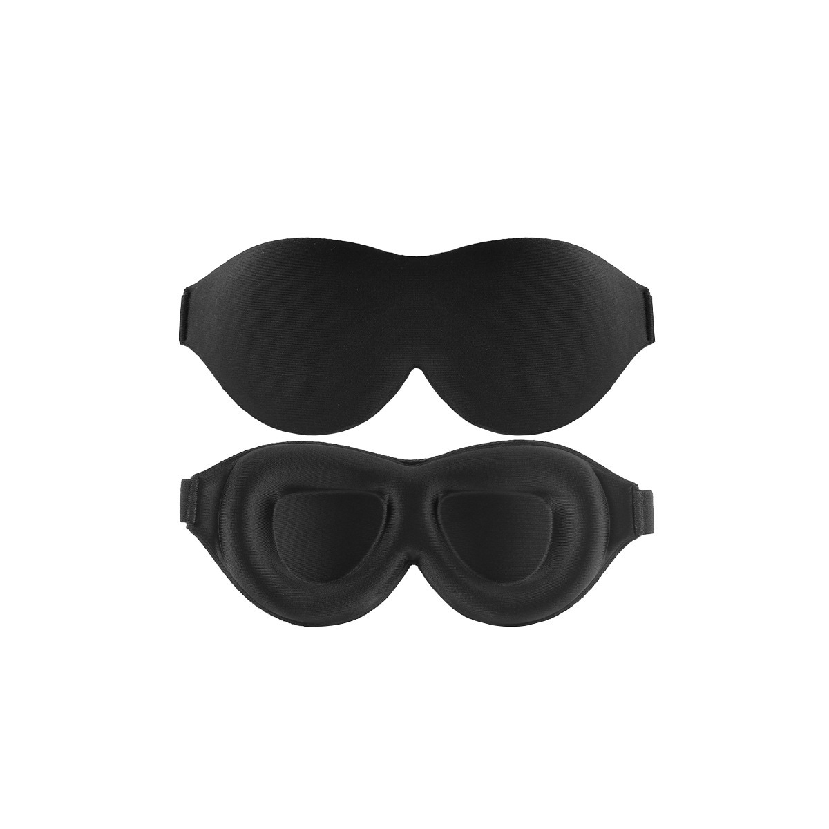 3D sovemaske Sort