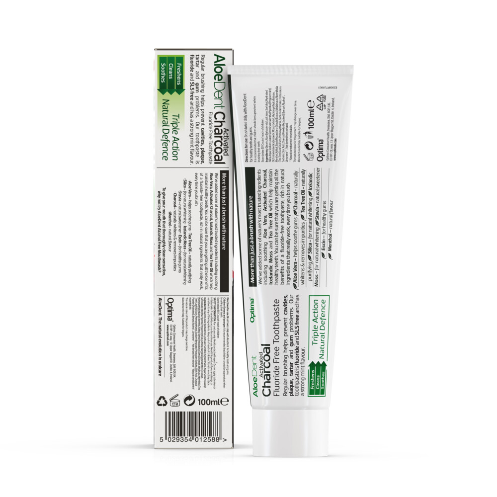 Aloe Dent Extracts Tandpasta Charcoal100 ml
