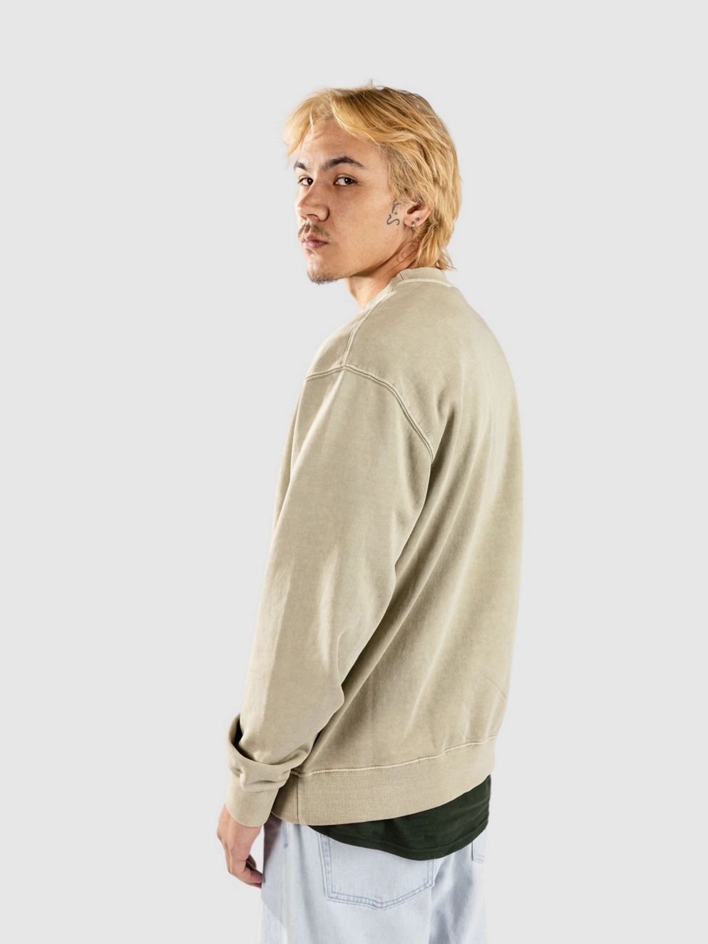 Volcom Single Stone PW Crew Sweater green tea