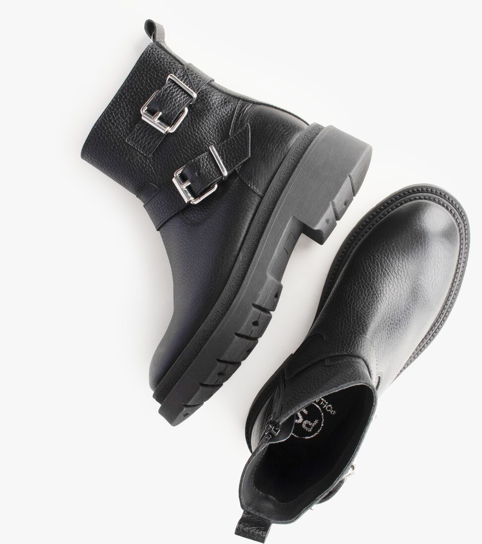 PS POELMAN zwarte ps poelman enkelboots bennie