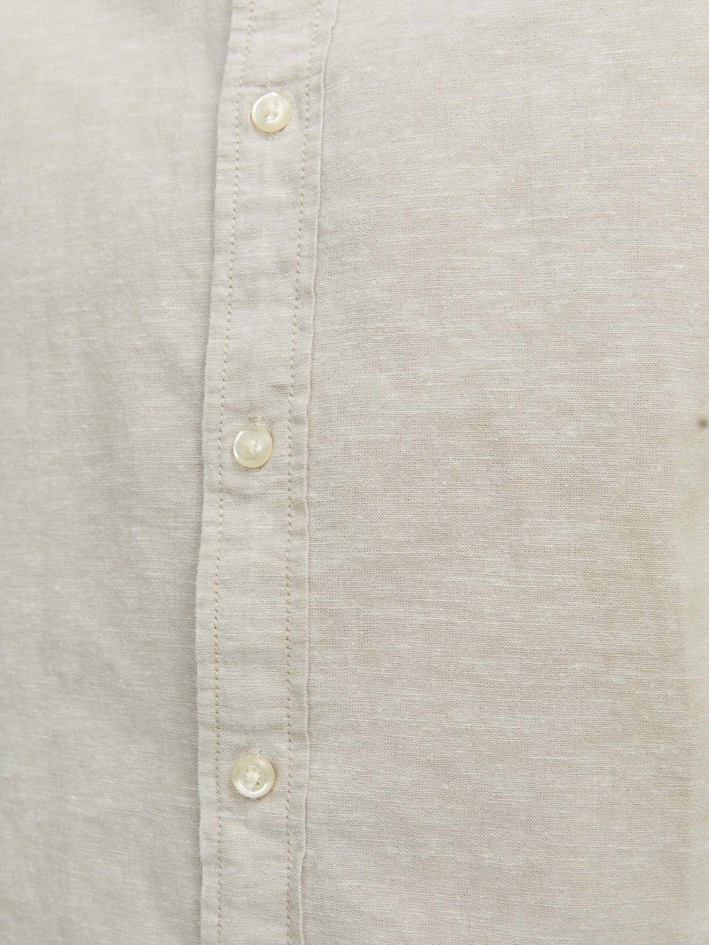 JACK & JONES overhemd JJELINEN BLEND beige