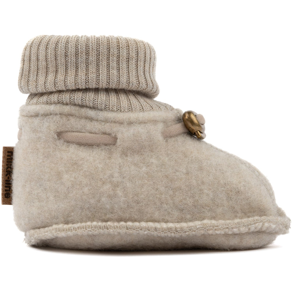Køb Mikk-Line Melange Offwhite Uld Futter