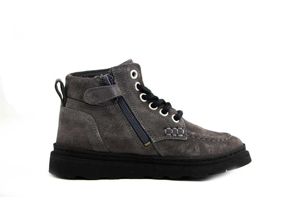 Nubikk Jonah Polar Fur JR Dark Grey Suede