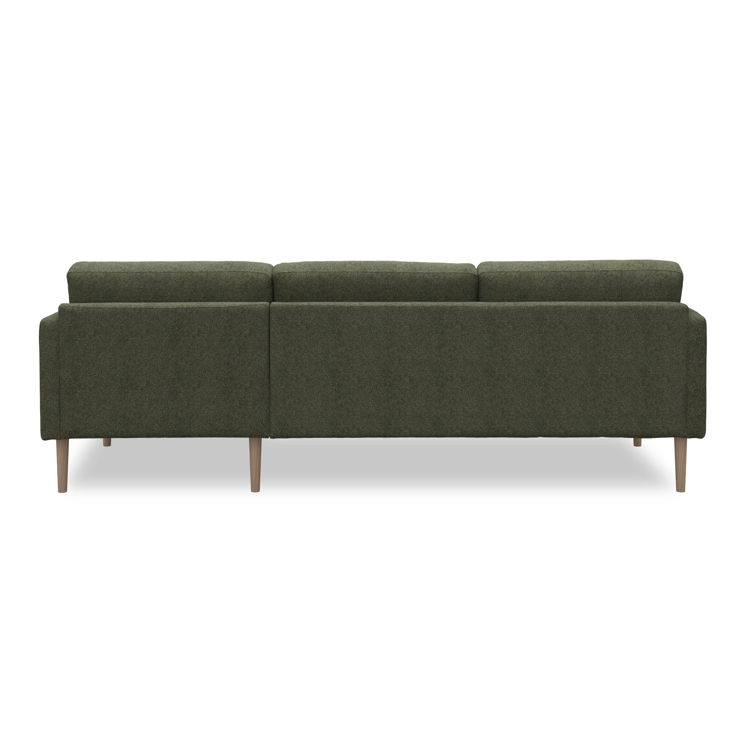 Larvik højrevendt sofa med chaiselong