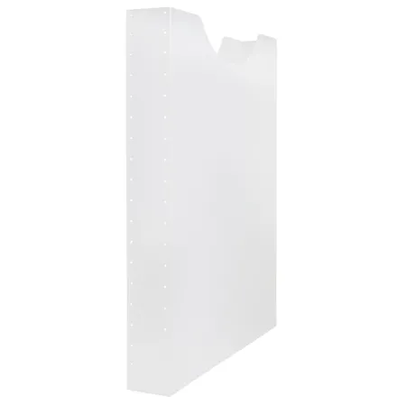 Idena Heftbox A4, transparent, hoch, Füllhöhe 4 cm