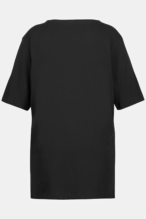 T-Shirt, Rundhalsausschnitt, Relaxed, Halbarm