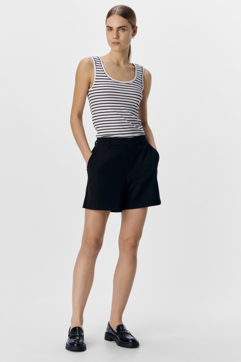 Object zwarte dames korte broek