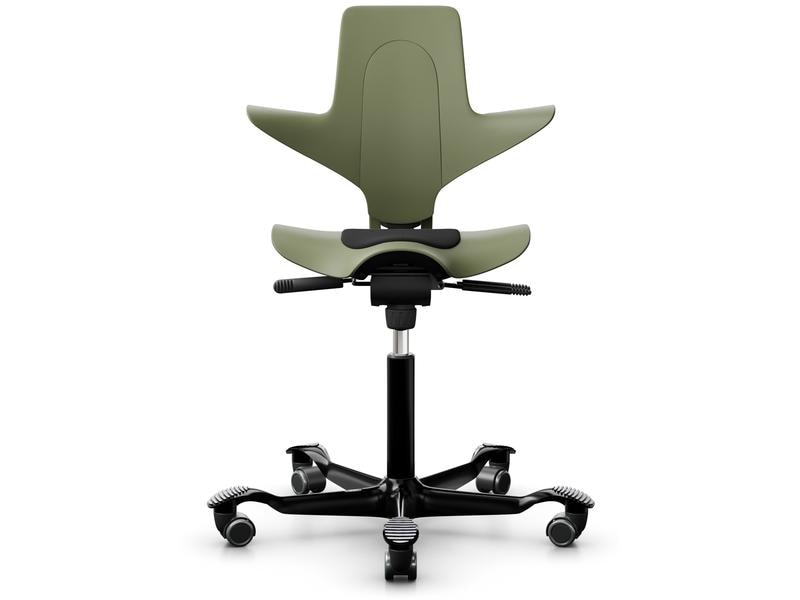 HÅG Bürostuhl Capisco Puls 8010 Moss Höhenverstellbarer, ergonomischer Bürostuhl