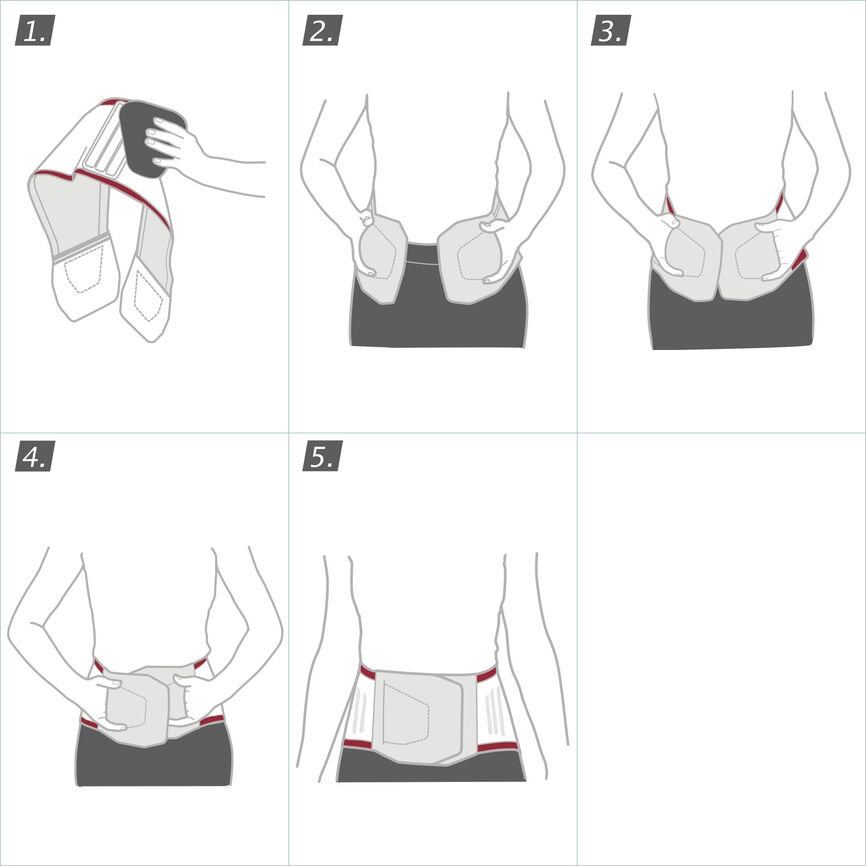 Actimove LumbaMotion ryggstøtte XS 1 stk