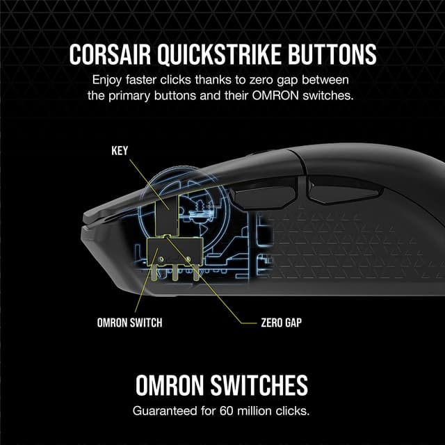 Corsair Katar Elite trådløs gaming-mus
