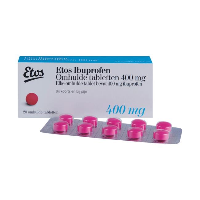 Etos Ibuprofen 400 mg Omhulde Tabletten