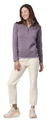 Polaire Femme Patagonia Better Sweater 1/4 Zip Violet