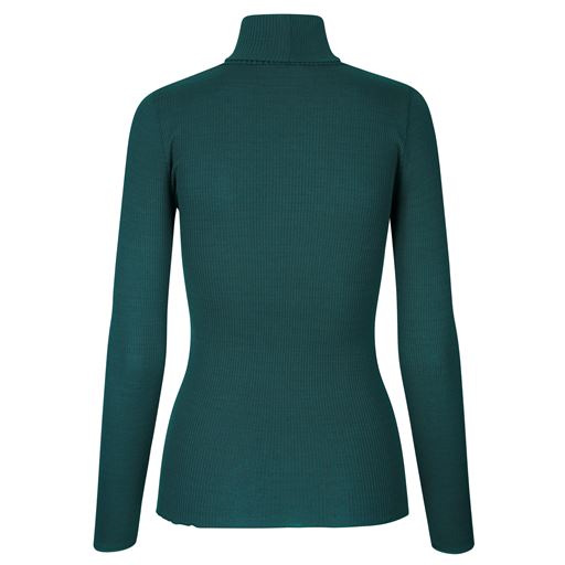 Rosemunde Turtleneck Bluse, Dark Teal, S