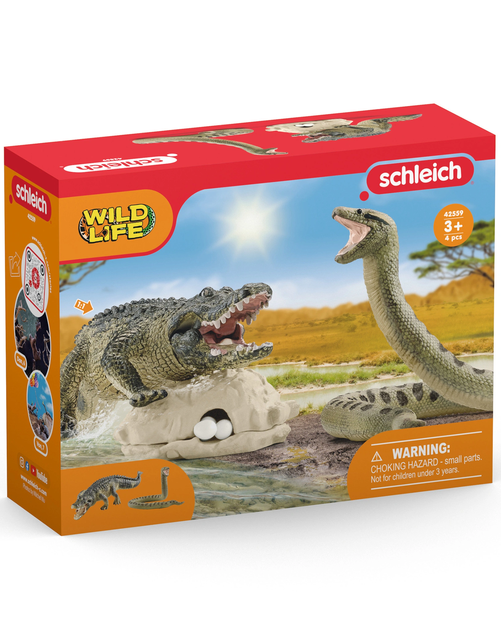 schleich® 42559 Wild Life - Gefahr im Sumpf